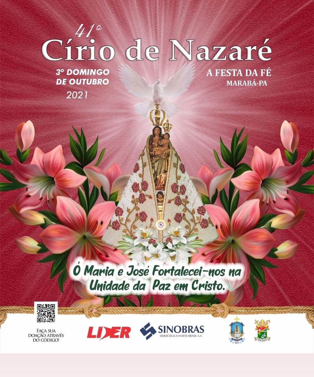 Cartaz Do CÍrio 2021 Diocese De Marabá